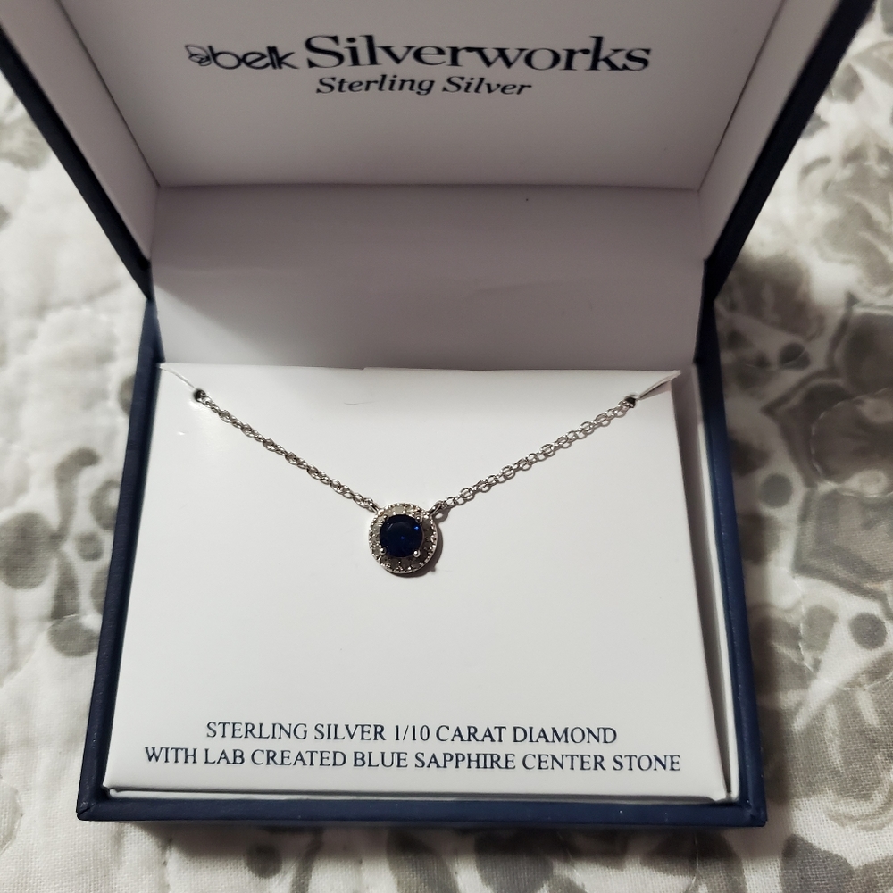Sapphire necklace